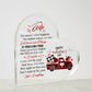 Gift For Wife - I Want To Be Your Last Everything - Heart Acrylic Plaque - The Shoppers Outlet