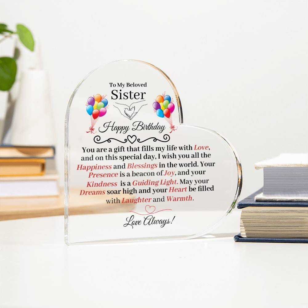 Sister - Happy Birthday - Birthday Gift For Sister - To My Beloved Sister - The Shoppers Outlet