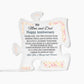 Mom and Dad - Happy Anniversary - Found Your Missing Piece - Printed Acrylic Puzzle Plaque - The Shoppers Outlet