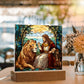 Inspirational - The Loin Of Judah - A Divine Bond - Square Acrylic Plaque - The Shoppers Outlet