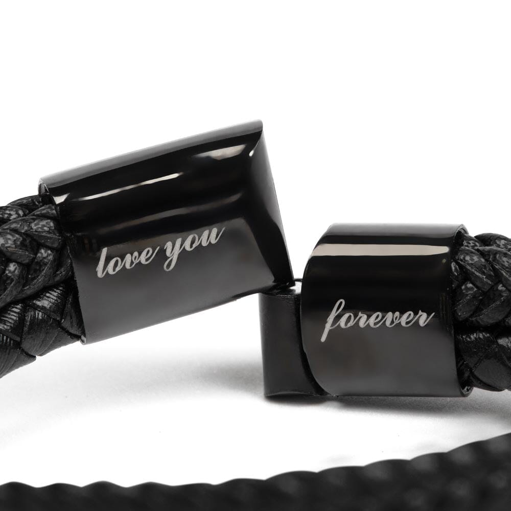 Gift For Soulmate - To My Par-Fect Man - Men's "Love You Forever" Bracelet - The Shoppers Outlet
