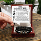 Gift For Soulmate - To My Par-Fect Man - Men's "Love You Forever" Bracelet - The Shoppers Outlet