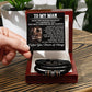 Gift For Soulmate - You Will Forever Be My Always - Men's Love You Forever Bracelet - The Shoppers Outlet