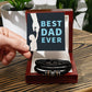 Gift For Dad - Best Dad Ever - Men's Love You Forever Bracelet - The Shoppers Outlet