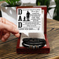 Gift For Dad - For All Those Times I Left It Unsaid Thank You - Men's Love You Forever Bracelet - The Shoppers Outlet