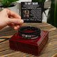 Gift For Soulmate - You Will Forever Be My Always - Men's Love You Forever Bracelet - The Shoppers Outlet