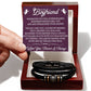 Gift For Boyfriend - The Day I Met You I Found My Missing Piece - Men's Love You Forever Bracelet - The Shoppers Outlet