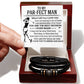 Gift For Soulmate - To My Par-Fect Man - Men's "Love You Forever" Bracelet - The Shoppers Outlet