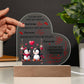 Gift For Soulmate - You're Not Just My Friend - Heart Acrylic Plaque - The Shoppers Outlet