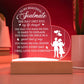Gift For Soulmate - The Day I Met You My Life Changed - Heart Acrylic Plaque - The Shoppers Outlet
