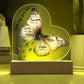 Faith - God Says Bible Verses - Heart Acrylic Plaque - The Shoppers Outlet
