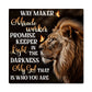Faith - Way Maker My God That Is Who You Are - High Gloss Metal Art Prints - The Shoppers Outlet