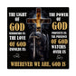 Inspirational - Wherever We Are God Is - High Gloss Metal Art Prints - The Shoppers Outlet