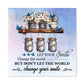 Motivational - Let Your Smile Change The World - High Gloss Metal Art Prints - The Shoppers Outlet
