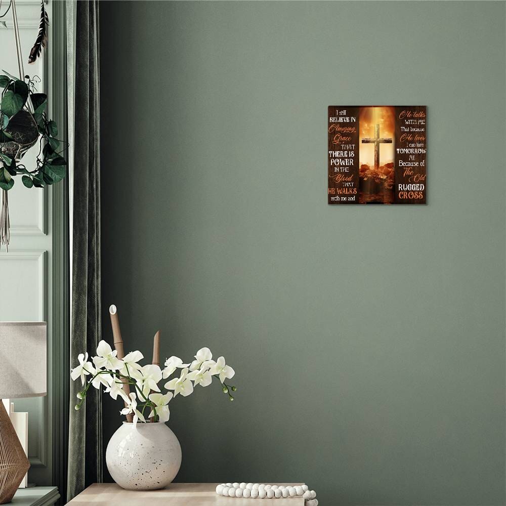 Faith - I Still Believe In Amazing Grace - High Gloss Metal Art Prints - The Shoppers Outlet