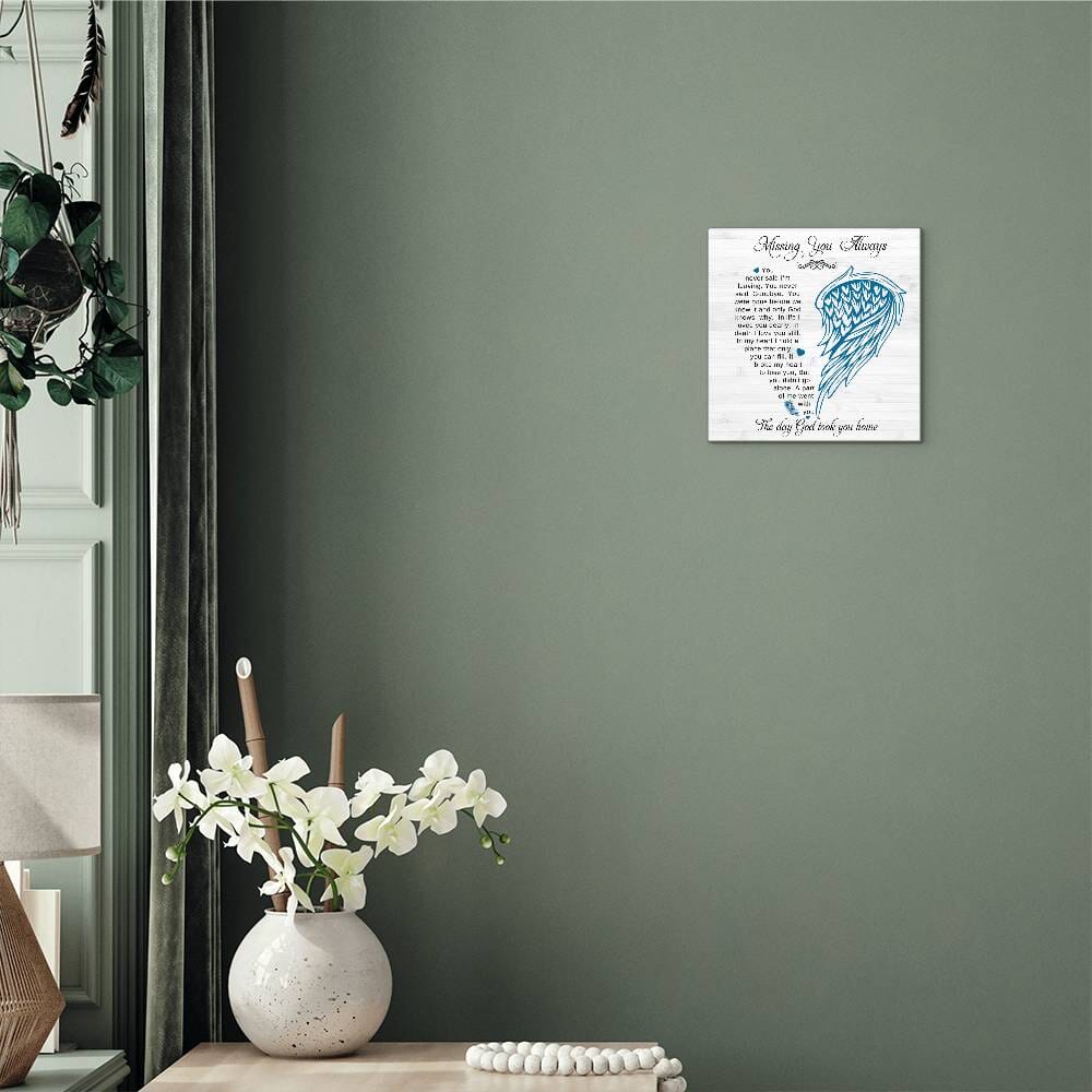 Remembrance - Missing You Always - High Gloss Metal Art Prints - The Shoppers Outlet