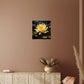 Flowers - Yellow Lotus Plant - High Gloss Metal Art Prints - The Shoppers Outlet