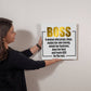 Motivational - Journey Of A Woman Boss - High Gloss Metal Art Prints - The Shoppers Outlet