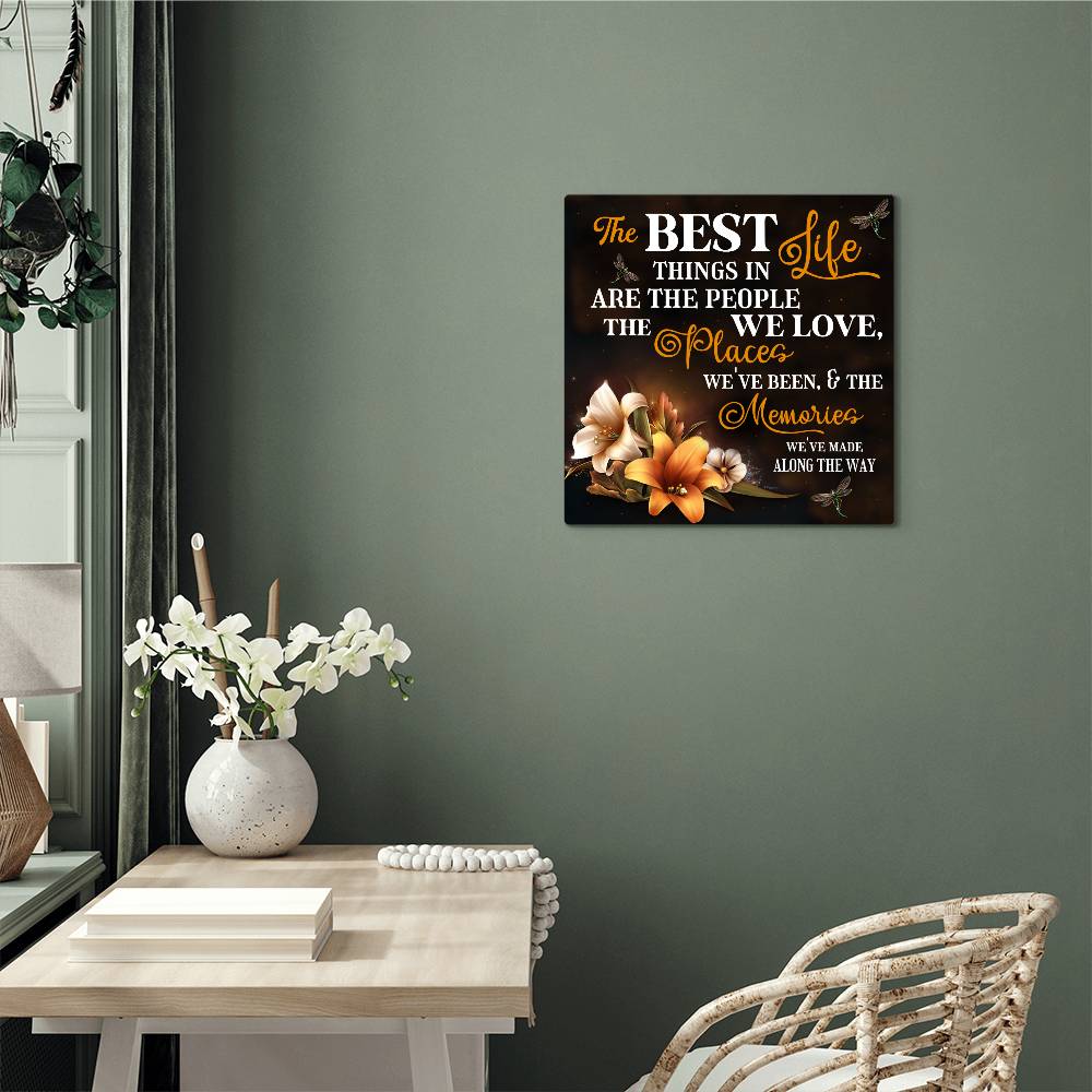 The Best Things In Life - High Gloss Metal Prints - The Shoppers Outlet