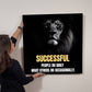 Motivational - Successful People Do Daily What Others Do  Occasionally - High Gloss Metal Print - The Shoppers Outlet