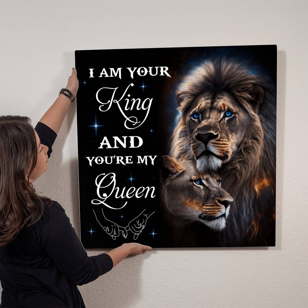 Romance - I Am Your King And You're My Queen - High Gloss Metal Prints - The Shoppers Outlet