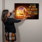Faith - As For Me And My House - Joshua 24:15 - High Gloss Metal Art Print - The Shoppers Outlet