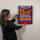 Inspirational  - I Want To Be So Full Of Christ - High Gloss Metal Art Prints - The Shoppers Outlet