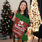 Holiday Stocking - Dear Santa I Can Explain Mostly - Giant Holiday Stocking - The Shoppers Outlet