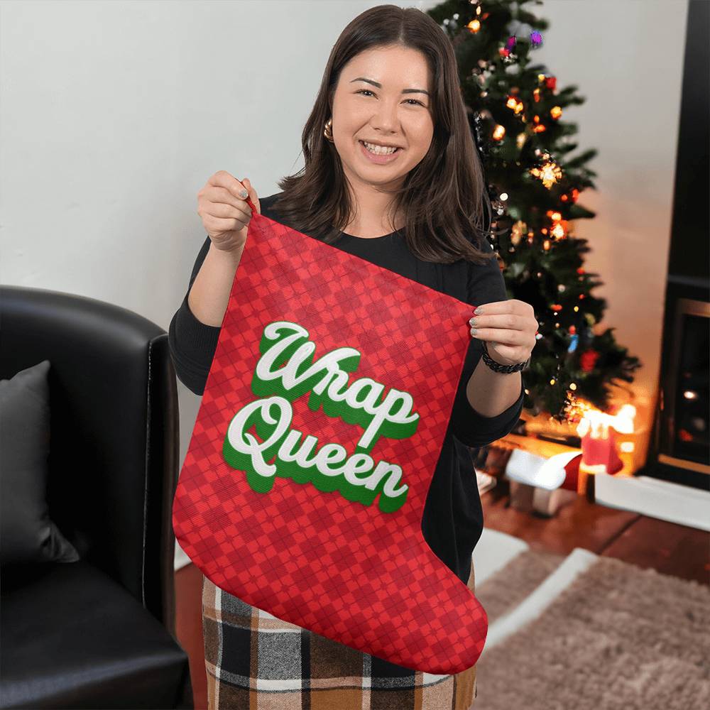 Holiday Stocking - Wrap Queen - Giant Holiday Stocking - The Shoppers Outlet