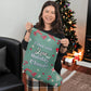 Holiday Stocking - Filled With Love And Holiday Cheer - Giant Holiday Stocking - The Shoppers Outlet