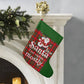 Holiday Stocking - Dear Santa I Can Explain Mostly - Giant Holiday Stocking - The Shoppers Outlet