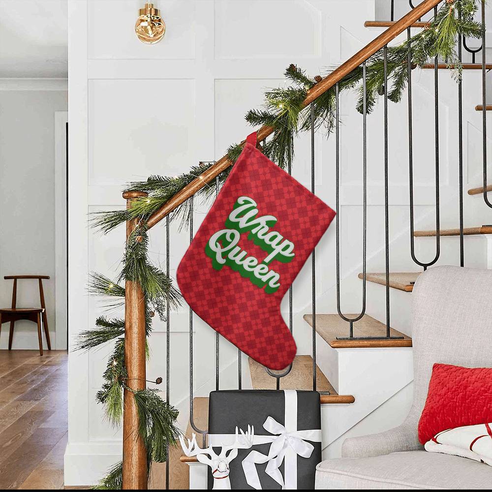 Holiday Stocking - Wrap Queen - Giant Holiday Stocking - The Shoppers Outlet