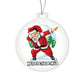 Holiday Ornament - Merry Christmas - Dabbing Santa - Personalized  Acrylic  Ornament - The Shoppers Outlet