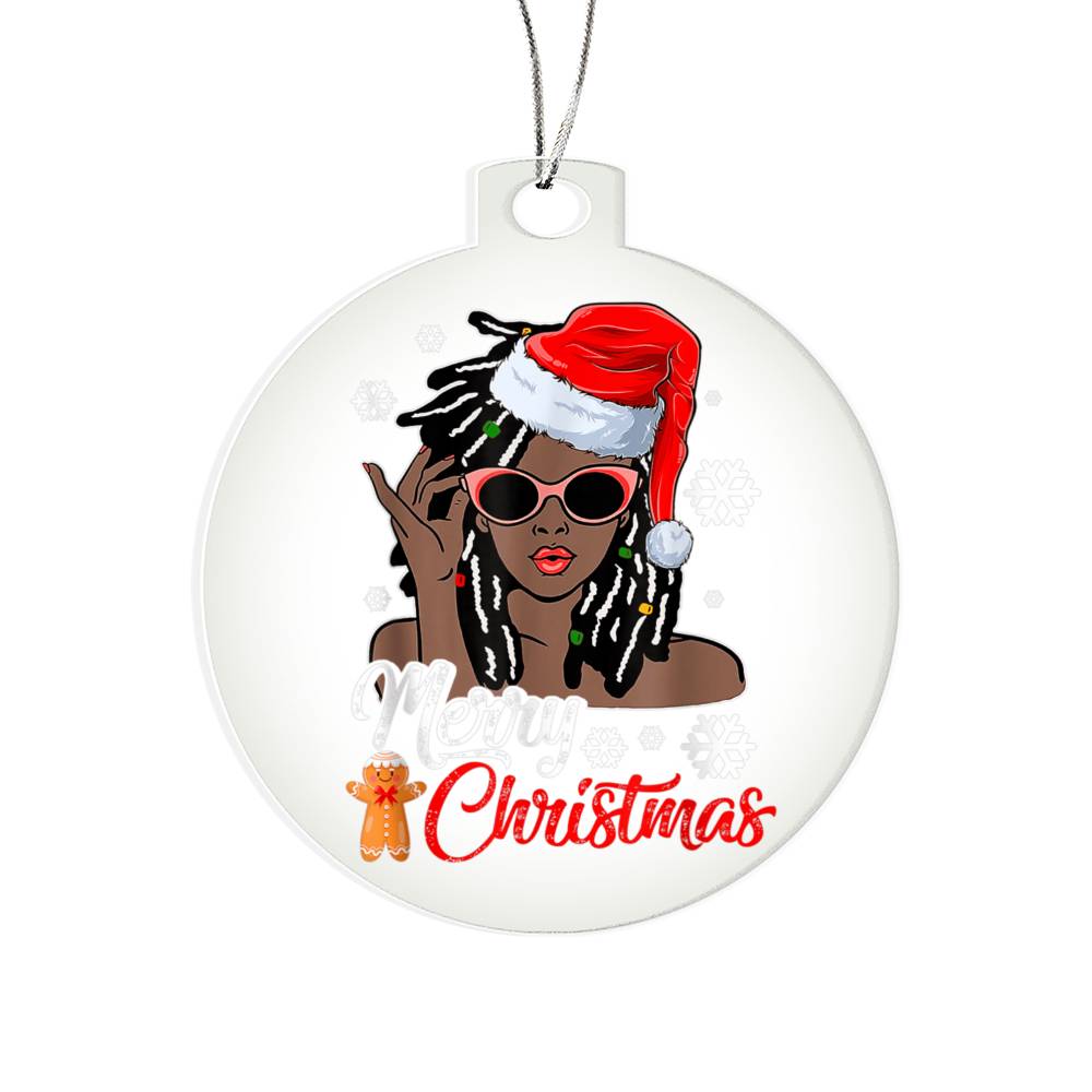 Holiday Ornament - Merry Christmas - Personalized Acrylic Ornament - The Shoppers Outlet