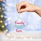 Family - Holiday Ornament - Family Love - Personalized Acrylic Ornaments - The Shoppers Outlet