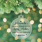 Faith - Holiday Ornament - Miracle Worker Promise Keeper Way Maker - Isaiah 42:16 - Personalized Acrylic Ornament - The Shoppers Outlet
