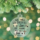 Faith - Holiday Ornament - She Will Give Birth To A Son - Matthew 1:21 - Personalized Acrylic Ornament - The Shoppers Outlet