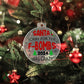 Funny -  Holiday Ornament - Santa Sorry For The F-Bombs 2024 Was Crazy - Personalized Acrylic Ornament - The Shoppers Outlet