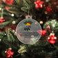 Holiday Ornament - Merry Christmas To My Wife - Personalized Acrylic Ornament - The Shoppers Outlet