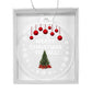 Holiday Ornament - Merry Christmas To All - White Print - Personalized Acrylic Ornament - The Shoppers Outlet