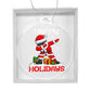 Holiday Ornament - Happy Holidays Dabbing Santa Claus - Personalized Acrylic Ornament - The Shoppers Outlet