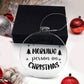 Funny - Holiday Ornament - I'M ONLY A MORNING PERSON ON CHRISTMAS - Personalized Acrylic Ornament - The Shoppers Outlet