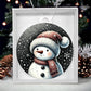 Holiday Ornament - Snowman Christmas Ornament  - Personalized Acrylic Ornament - The Shoppers Outlet