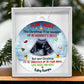 Gift For Dad - Holiday Ornament - Baby Bumps - Personalized Acrylic Ornament - The Shoppers Outlet