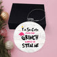 Funny - Holiday Ornament - I'm So Cute Even The Grinch Wants To Steal Me - Personalized Acrylic Ornament - The Shoppers Outlet