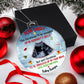 Gift For Dad - Holiday Ornament - Baby Bumps - Personalized Acrylic Ornament - The Shoppers Outlet