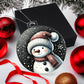 Holiday Ornament - Snowman Christmas Ornament  - Personalized Acrylic Ornament - The Shoppers Outlet