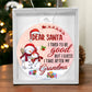 Gift For Grandma - Dear Santa - I Tried To Be Good - Personalized Acrylic Ornament - The Shoppers Outlet