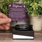 Gift For Boyfriend - Whenever You Feel Overwhelmed - Men's Cross Leather Bracelet - The Shoppers Outlet