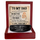 Gift For Dad - You're The Greatest - Men's Cross Leather Bracelet - The Shoppers Outlet